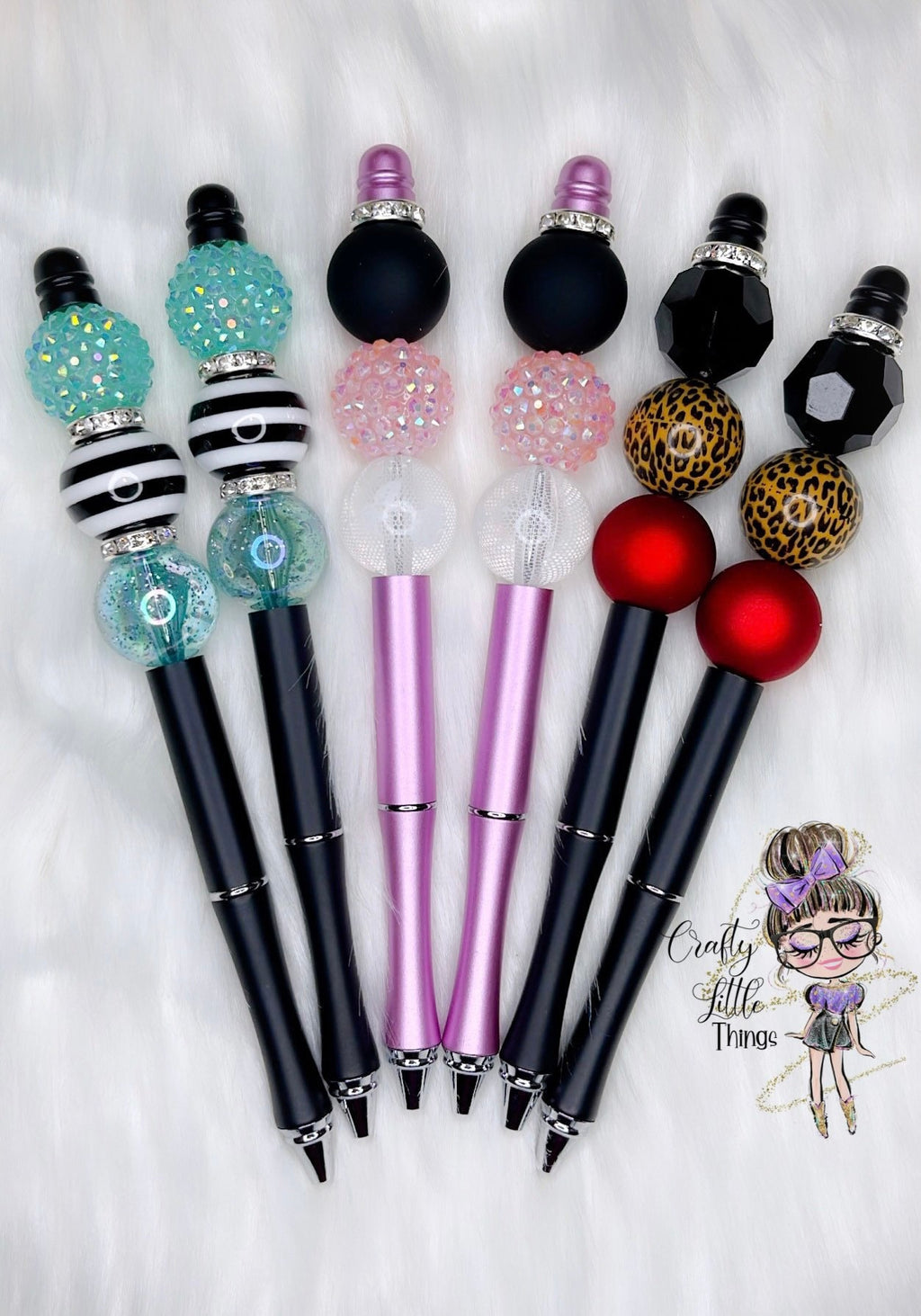 Beaded pens